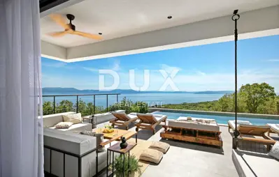 Vila 396 m², Rabac - pogled na more i bazen - 6