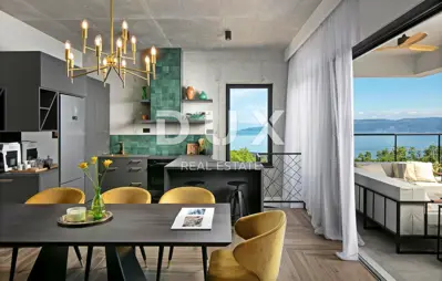 Vila 396 m², Rabac - pogled na more i bazen - 8