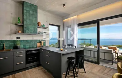 Vila 396 m², Rabac - pogled na more i bazen - 7
