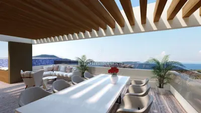 Apartman 126 m², Primošten - terasa s bazenom i 3 spavaće sobe