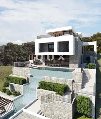 Opatija, centar, moderna vila, 300 m², okućnica 1179 m² - 4