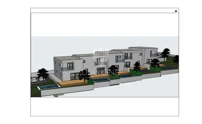 Bauland 1.760 m², Poreč - Genehmigung für 5 Reihenhäuser - 2