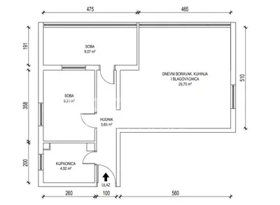 PRODAJA, STAN, SESVETE, 41 m², Selska ulica, 3-soban. - 11