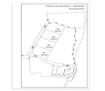 Rogoznica, Podglavica, Baugrundstück 510 m² mit Meerblick