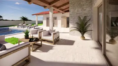 Kuća 130 m², Labin - prizemnica s bazenom i vrtom - 6