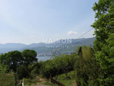 Baugrundstück 1.500 m², Bivio - Panoramablick auf das Meer