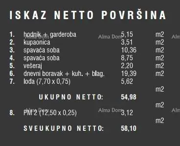 Stan u Štinjanu, Pula - 2 spavaće sobe, lođa i parkirno mjesto - 10
