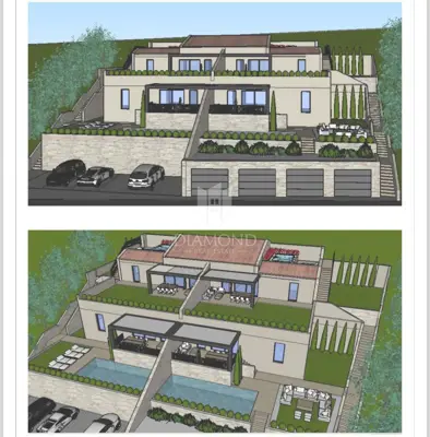 Haus 110 m², Momjan - Neubau mit Pool