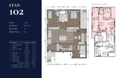 Stan 95 m², Buzin, novogradnja u boutique zgradi - 4