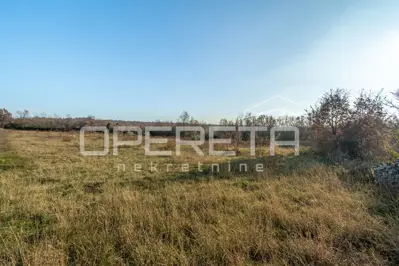 Građevinsko zemljište, Žminj, otvoren pogled na prirodu i more - 3