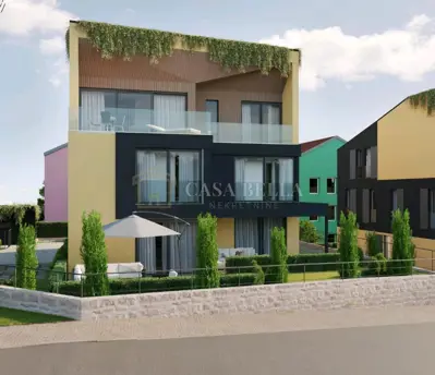 Penthouse 100 m², Krk - pogled na more i 2 terase