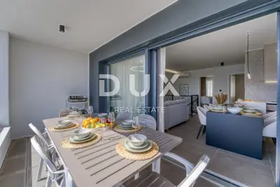 Maisonettewohnung 118 m², Krk - Garten, Pool und Terrasse
