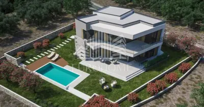 Građevinsko zemljište 906 m², Sveti Filip i Jakov, panoramski pogled