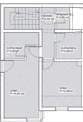 Geräumige 2-Zimmer-Wohnung mit Meerblick - 12