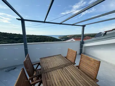 Stan 40 m², Duga Uvala - terasa s pogledom na more - 7