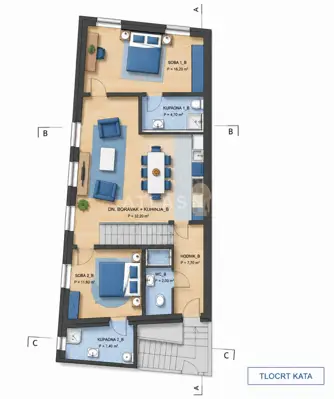 House 201 m², Banderovo in Rijeka, parking for multiple vehicles - 6