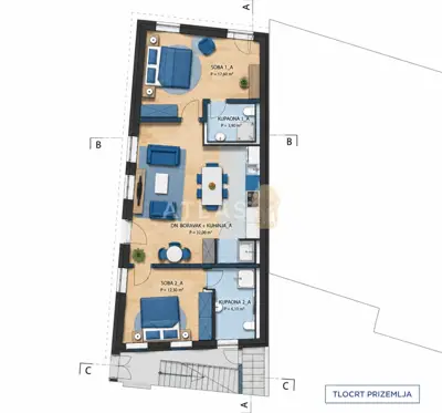 House 201 m², Banderovo in Rijeka, parking for multiple vehicles - 5