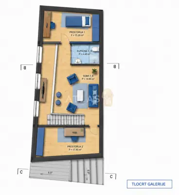House 201 m², Banderovo in Rijeka, parking for multiple vehicles - 7