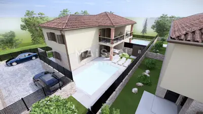 Attractive plot in a sunny location - project for three modern villas - 6