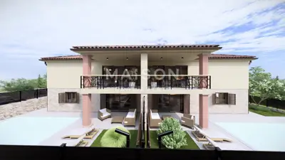 Attractive plot in a sunny location - project for three modern villas - 5