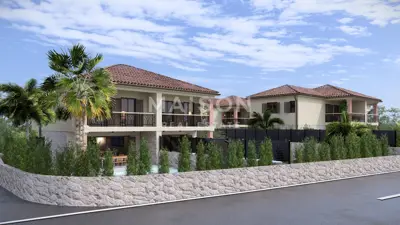 Attractive plot in a sunny location - project for three modern villas - 2
