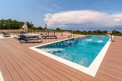 Vila 96 m², Splitska na Braču, bazen i jacuzzi - 16
