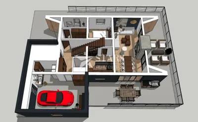 Building land 1,741 m², Slavica - open view - 5