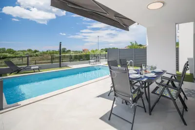 Haus 2 Etagen, Lovrečica - Pool und Meerblick - 7