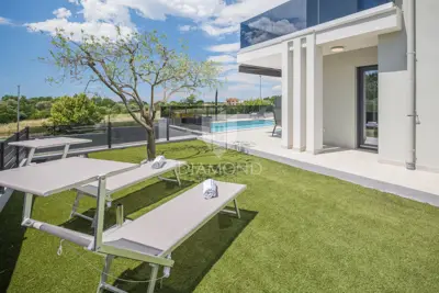 Haus 2 Etagen, Lovrečica - Pool und Meerblick - 8