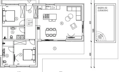 Villa 109 m², Prhati bei Barban, Pool und ruhige Lage - 3