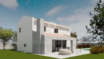 Istra, Grundstück mit Projektplan - 2