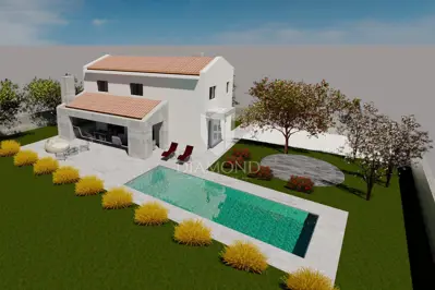 Istra, Grundstück mit Projektplan - 6