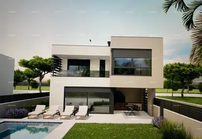Vile 155 m², Medulin, 100 m do mora i bazen