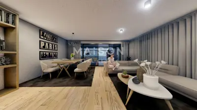 Stan 129 m², Dramalj - 3 spavaće sobe, bazen - 9