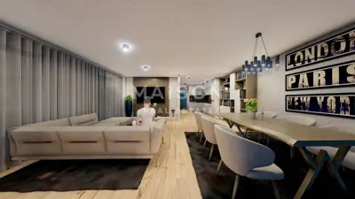 Stan 129 m², Dramalj - 3 spavaće sobe, bazen - 7