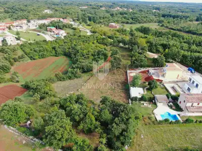 Svetvinčenat, building land with building permit for construction - 11