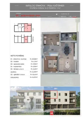 Wohnung 55 m², Kaštanjer, Pula - in der Nähe des Zentrums und des Meeres - 4