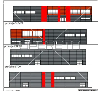 Gewerbeimmobilie zur Miete in Lučko, 530 m²
