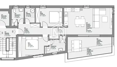 Stan 80 m², Vodice - terasa i parkirno mjesto - 14