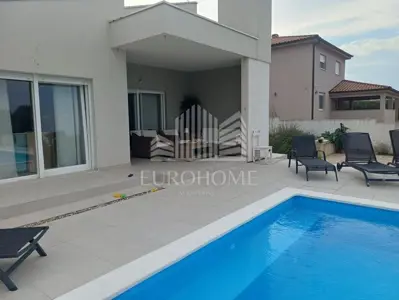 MURVICA, ZADAR, Moderna villa za dugogodisnji najam, bazen