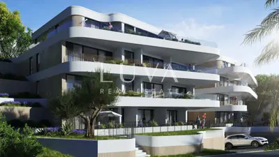 Penthouse 188 m², Volosko - jacuzzi on the terrace and view of Kvarner - 11