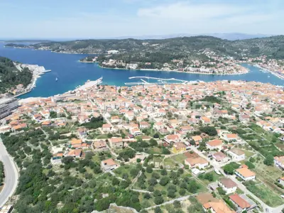Building land 791 m², Vela Luka - building permit