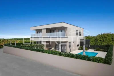 Istria, Novigrad - modern semi-detached house with pool, garage and nature views - 2