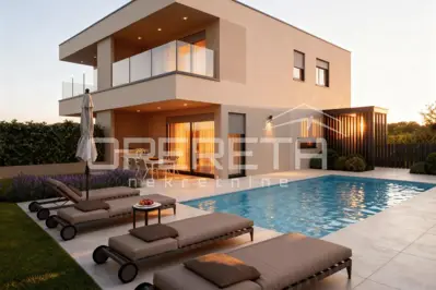 Istria, Novigrad - modern semi-detached house with pool, garage and nature views - 6
