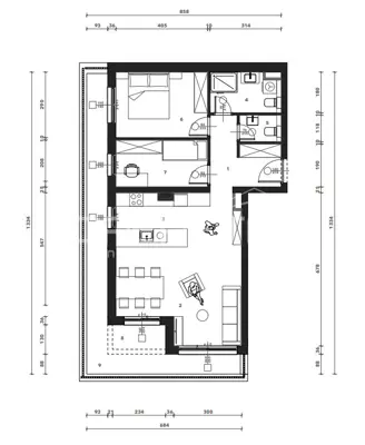 Prodaja, Stan, Črnomerec, Kuniščak, 3s, 74 m² - 2
