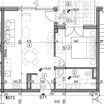 Pula! Multi-residential, modern building with elevator, near the center. S71 - 13