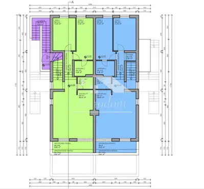 Mandre, otok Pag – dvosobni apartman s pogledom na more i vrtom, 350 m - 20
