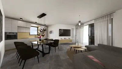 Apartman 100 m², Vrbnik - otvoren pogled na more - 12