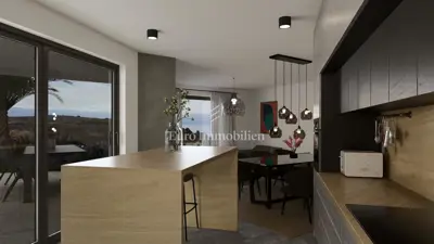 Apartman 100 m², Vrbnik - otvoren pogled na more - 8