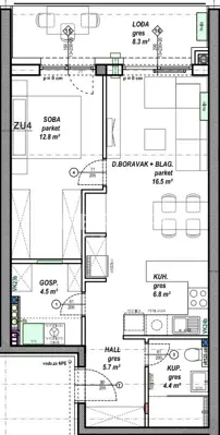 Prodaja, Stan, Globetka, Vukovarska, 1,5s, 50 m² - 6